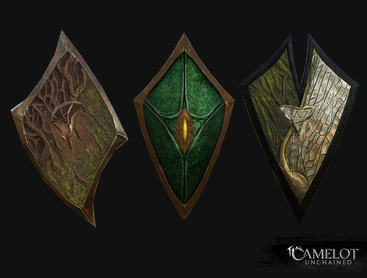 Camelot Unchained - Новые концепт-арты и модели. Щиты и мечи