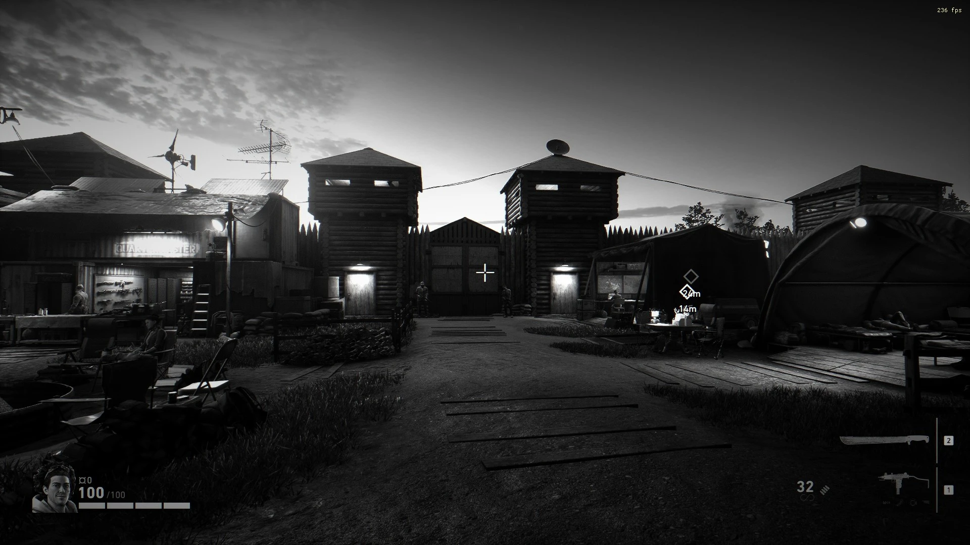 Back 4 Blood "Чёрно белый фильтр"