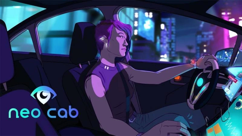 Состоялся релиз симулятора таксиста в киберпанк-сеттинге Neo Cab