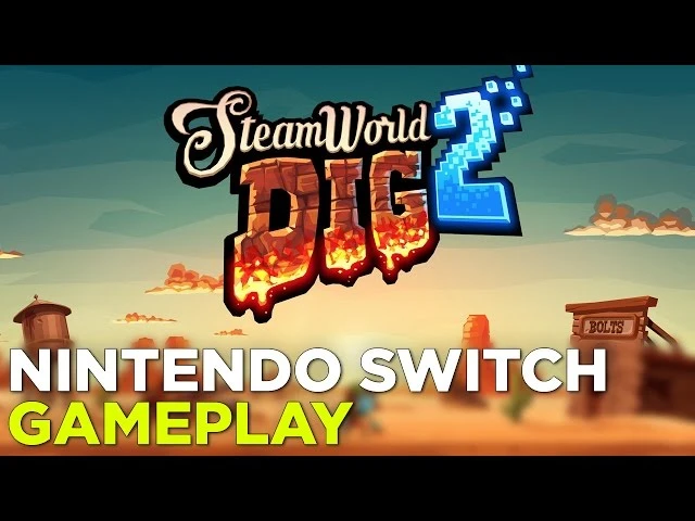 5 минут игрового процесса из демоверсии SteamWorld Dig 2