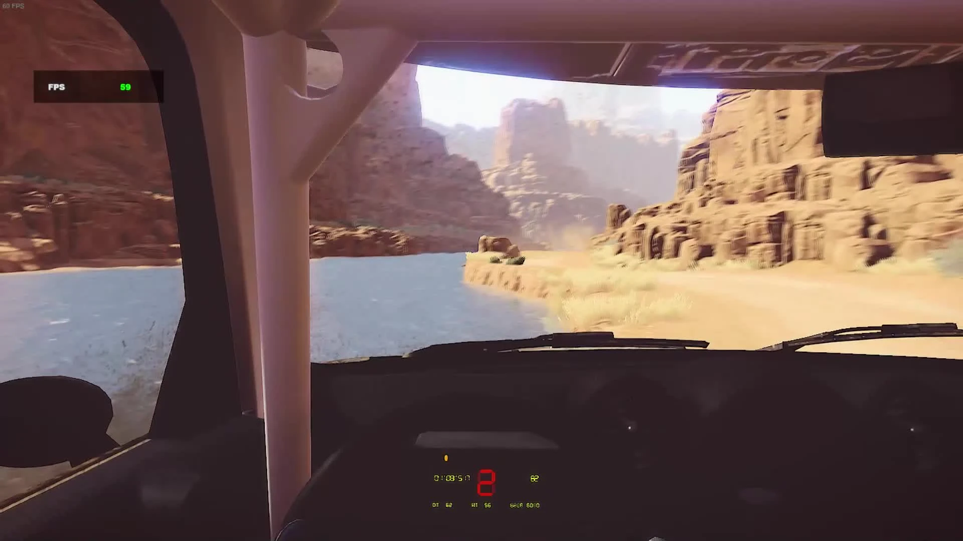 Безумная гонка в Долине Монументов в игре V-Rally 4