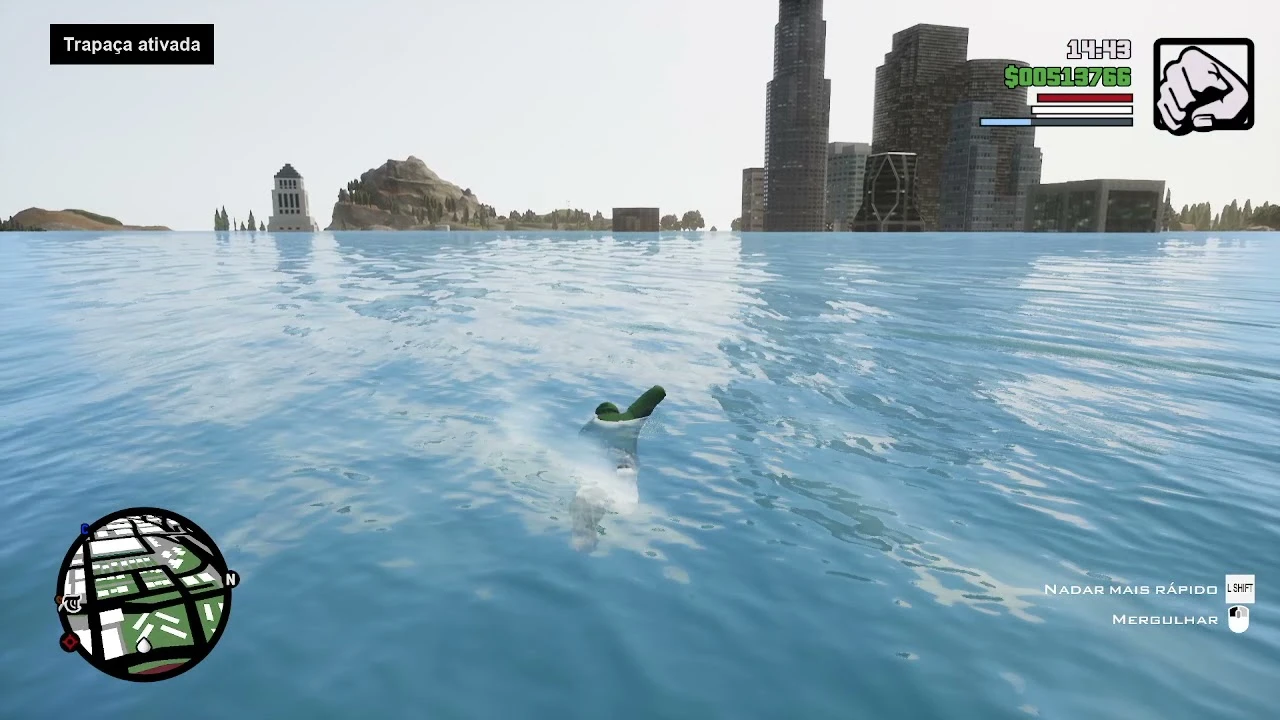 Grand Theft Auto: The Trilogy (San Andreas) "Затопленный город"