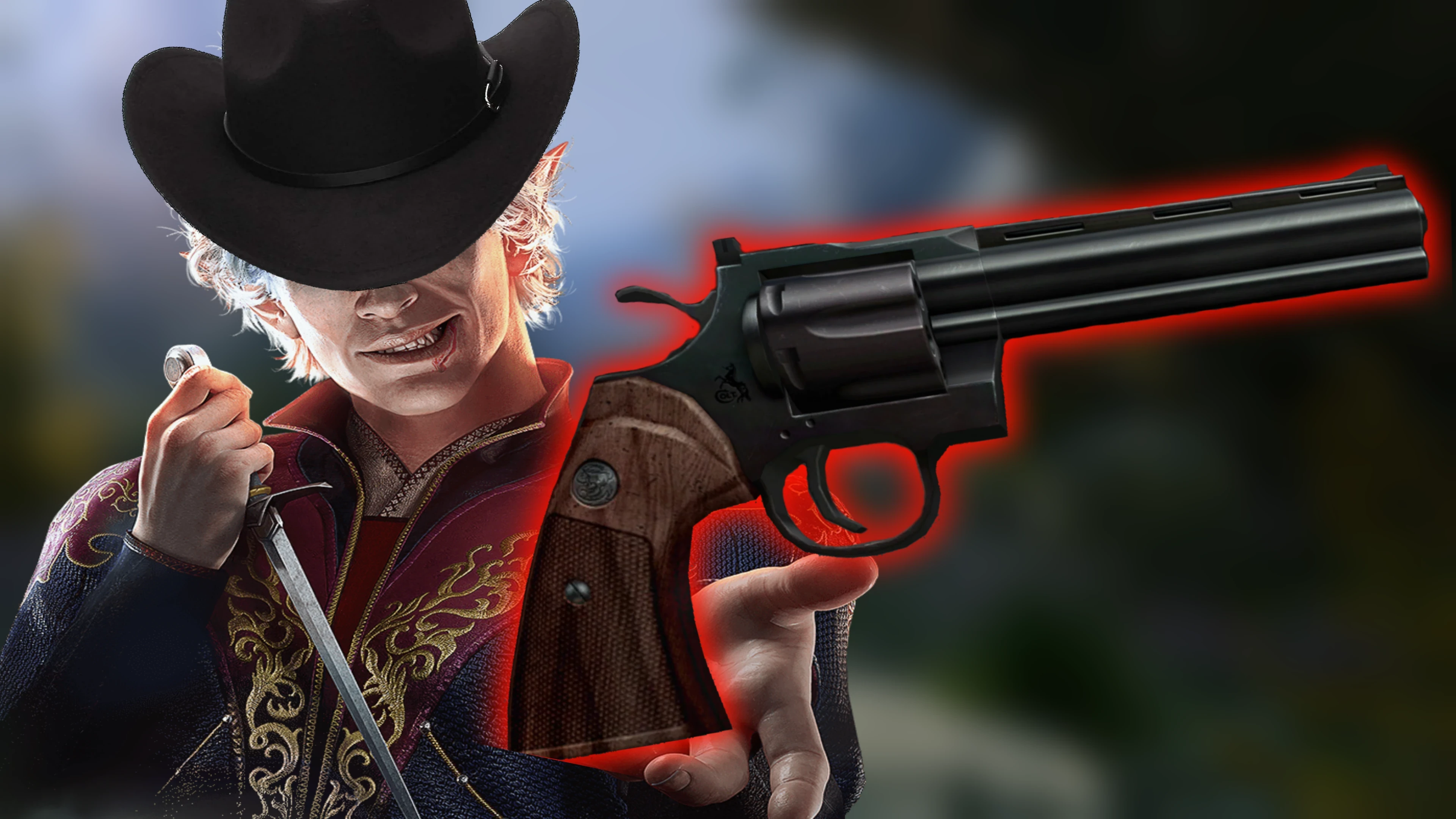 Baldur's Gate 3 "Colt Python мод на револьвер"