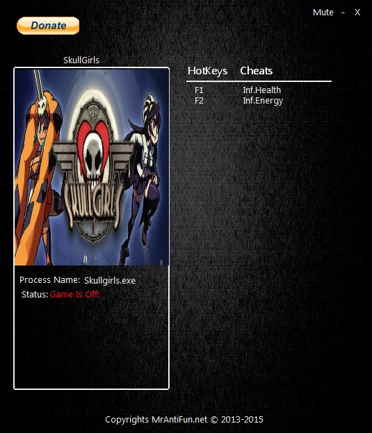 Skullgirls: Трейнер/Trainer (+2) [7.7.2015] {MrAntiFun}