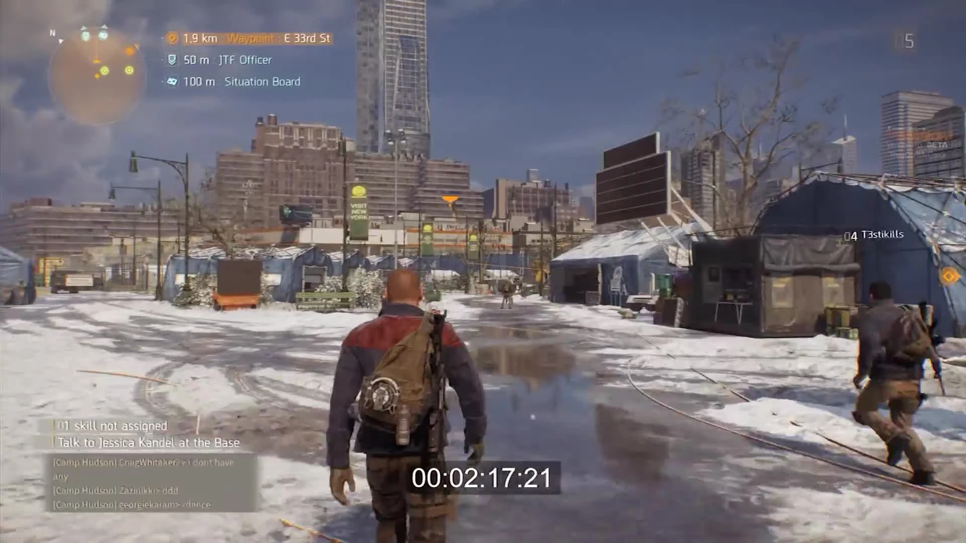 Вам понадобится 21 минута, чтобы пройтись через всю карту беты The Division