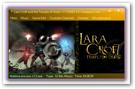 Lara Croft and the Temple of Osiris: Трейнер/Trainer (+7) [1.0] {h4x0r}