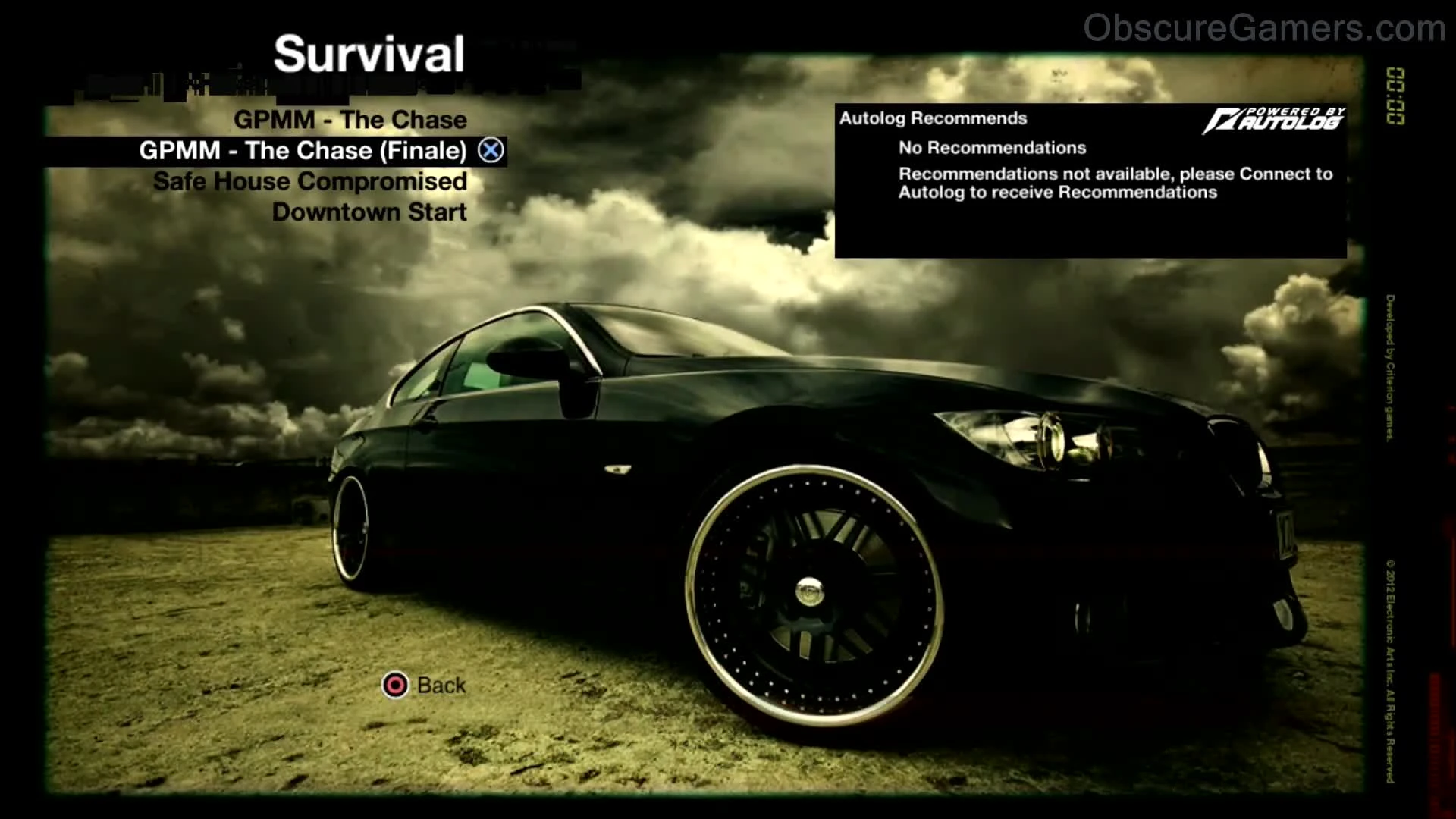 Новый геймплей раннего билда Need for Speed Most Wanted 2012