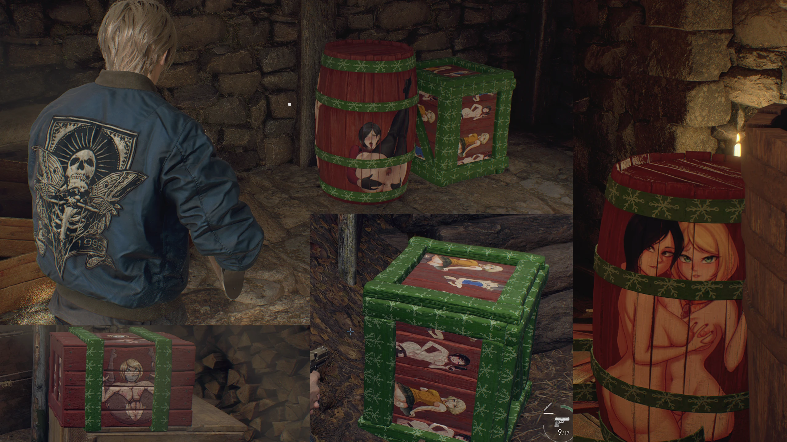 Resident Evil 4 "Пикантные бочки и коробки"