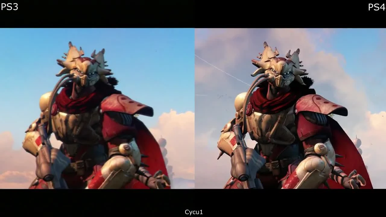 Destiny PS3 vs PS4 Pro Сравнение графики