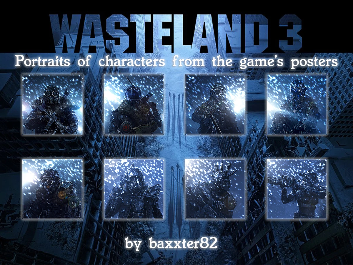Wasteland 3 "Портреты персонажей обоев Wasteland 3 HD"