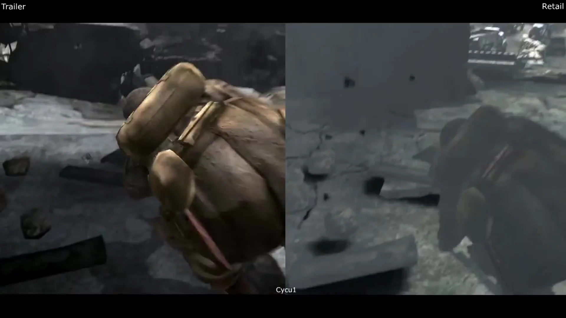 Сравнение графики - Medal of Honor Airborne Трейлер vs Релиз PC (Cycu1)