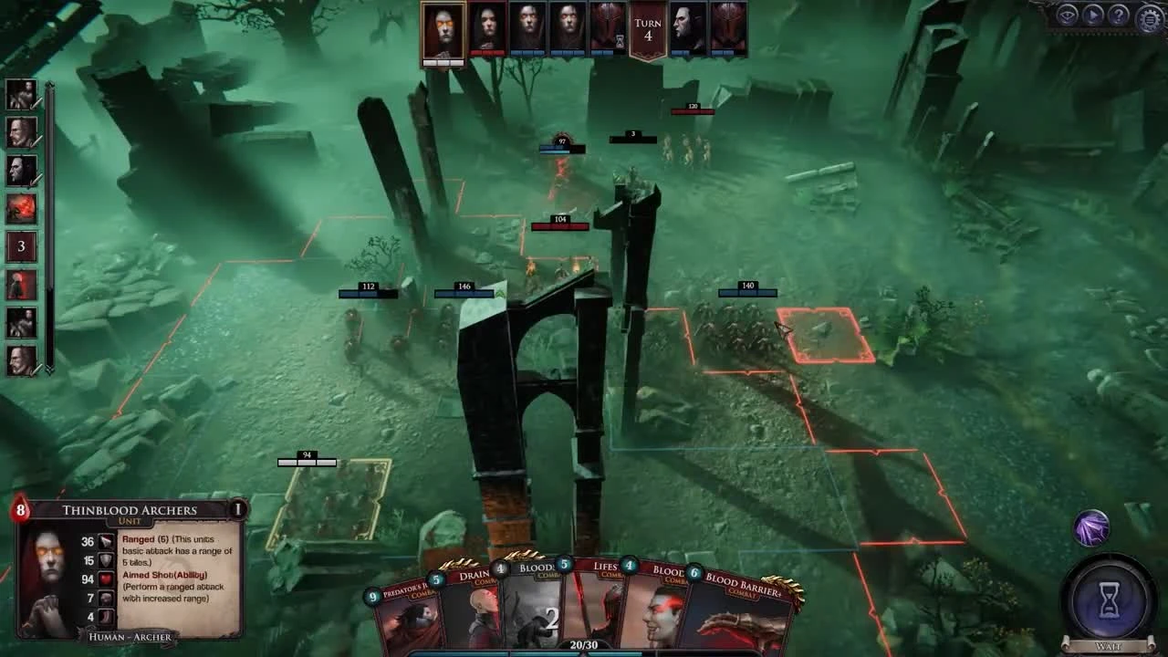 Войны Вампиров в стратегии Immortal Realms- Vampire Wars.