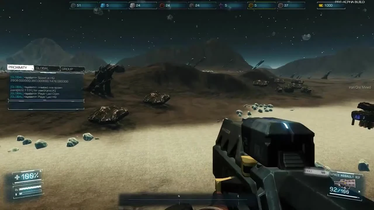 Asteroids: Outpost "Геймплейное видео"