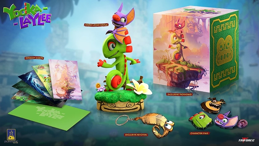 Представлено коллекционное издание Yooka-Laylee с детализированной статуэткой