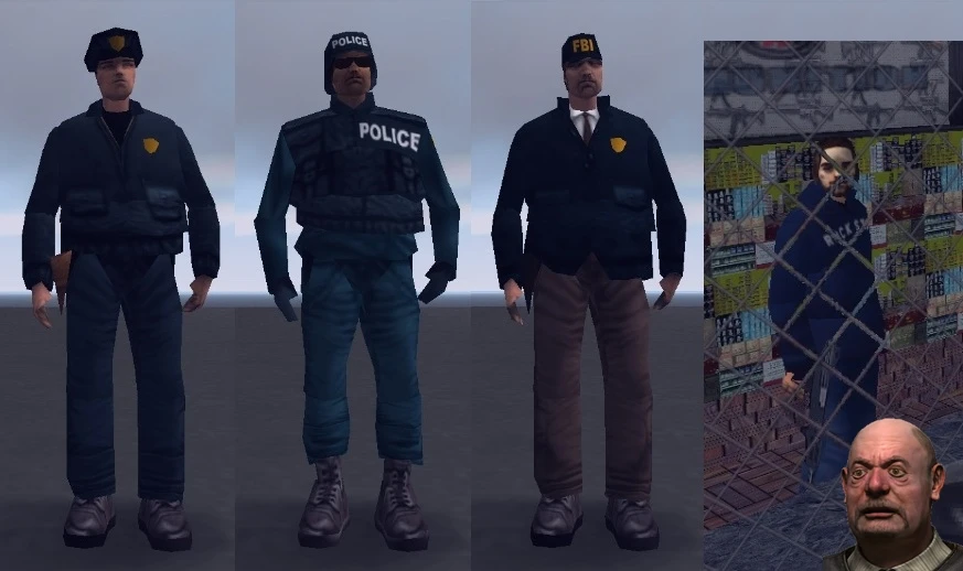 Grand Theft Auto 3 "Копы Спецназ ФБР и Продавец Оружия (Озвучка)."