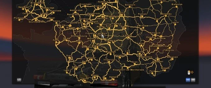 Euro Truck Simulator 2: Чит-Мод/Cheat-Mode (Super-rich + All Garages V 1.0 / Супербогатый + Все Гаражи С V 1.0)