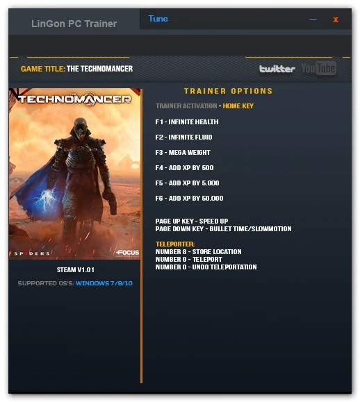 The Technomancer: Трейнер/Trainer (+8) [1.01] {LinGon}