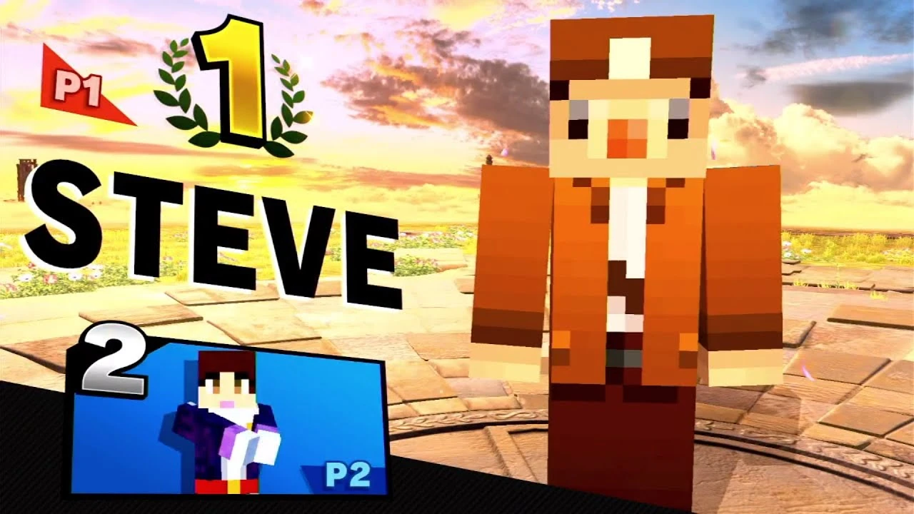 Super Smash Bros. Ultimate "Кастомные скины из Minecraft"