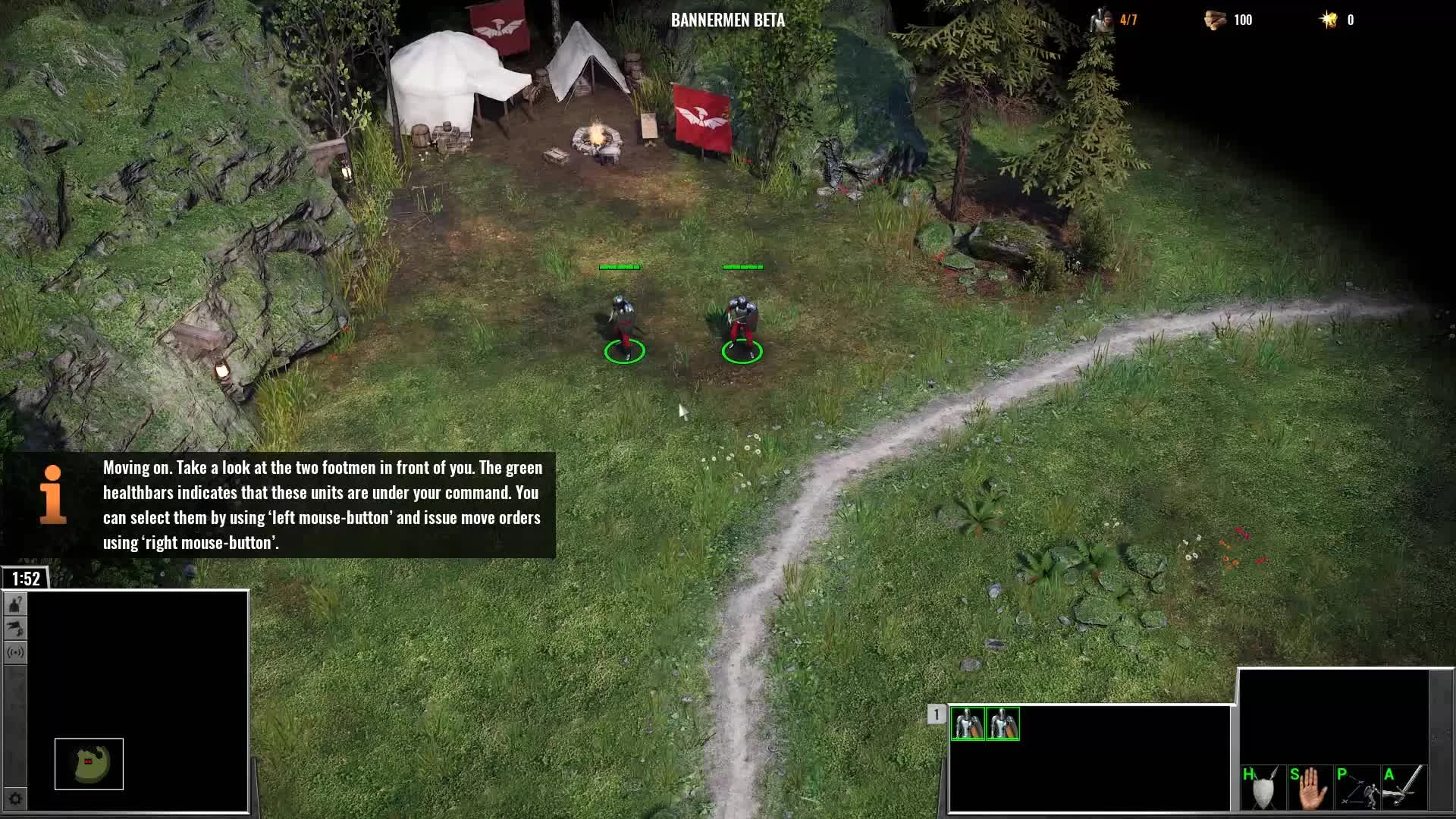 Bannermen - Обучение