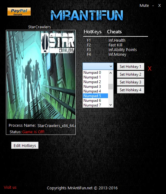 StarCrawlers: Трейнер/Trainer (+4) [11.22.2016: x64] {MrAntiFun}