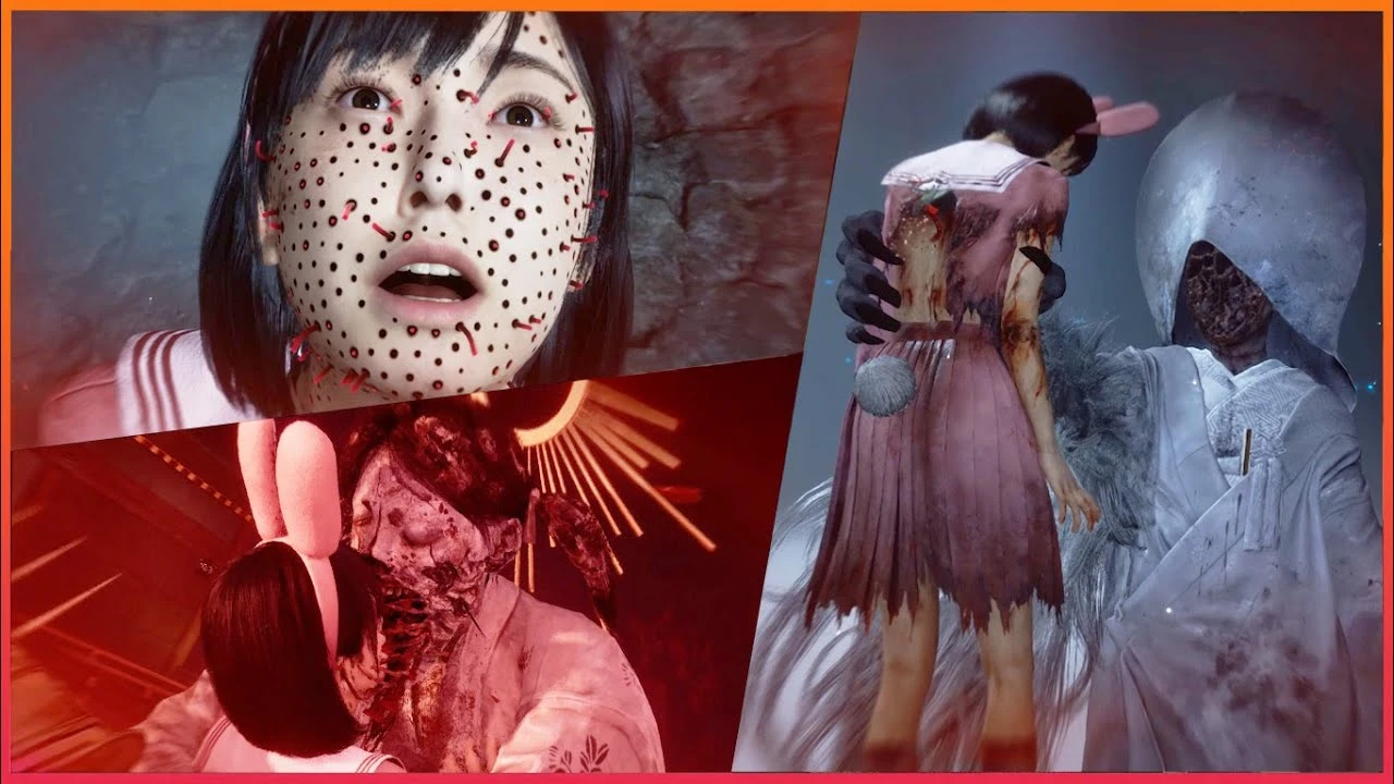 Все возможные жуткие смерти Хинако в Silent Hill f