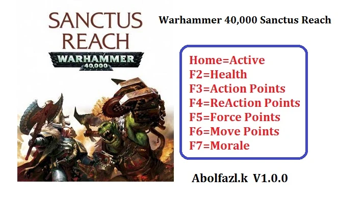Warhammer 40,000: Sanctus Reach: Трейнер/Trainer (+6) [1.0] {Abolfazl.k}