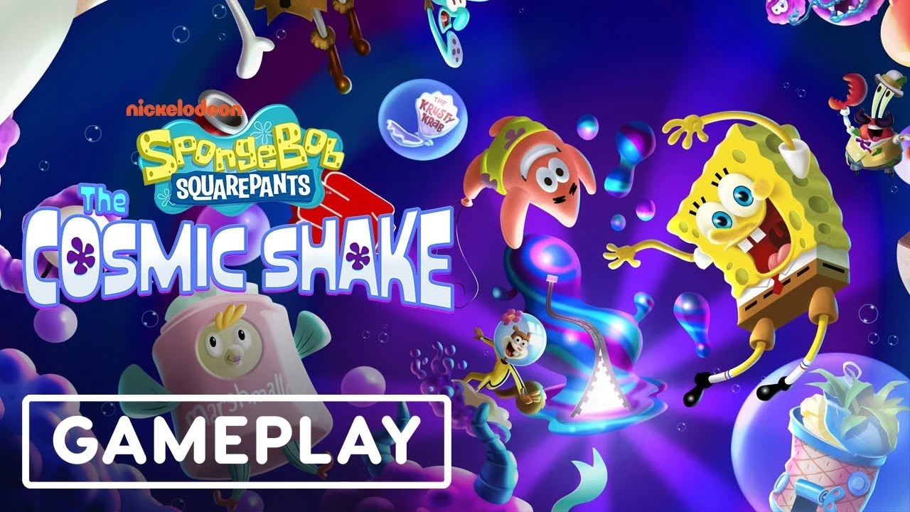 13 минут геймплея красочного платформера SpongeBob SquarePants: The Cosmic Shake
