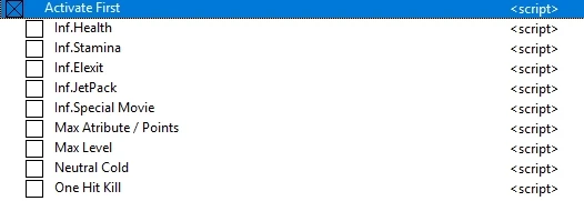 Elex: Таблица для Cheat Engine [1.0] {ArmY of 0n3}