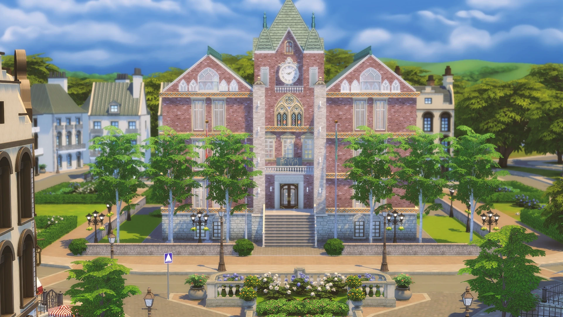 The Sims 4 "Библиотека в Бритчестере"