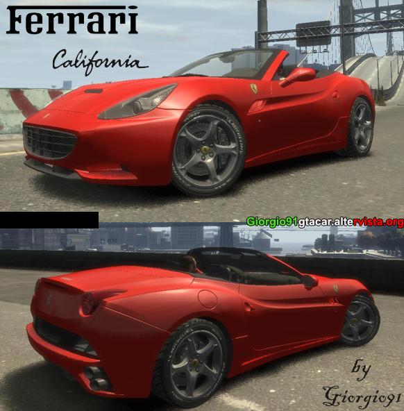 GTA 4 "FERRARI CALIFORNIA"