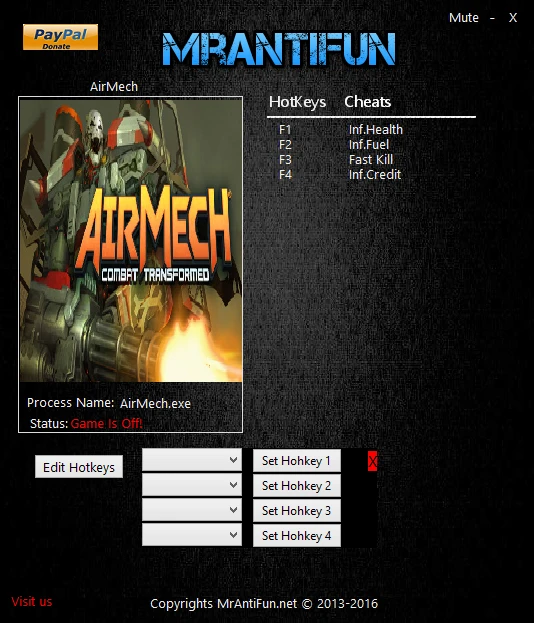 AirMech: Трейнер/Trainer (+4) [41365] {MrAntiFun}
