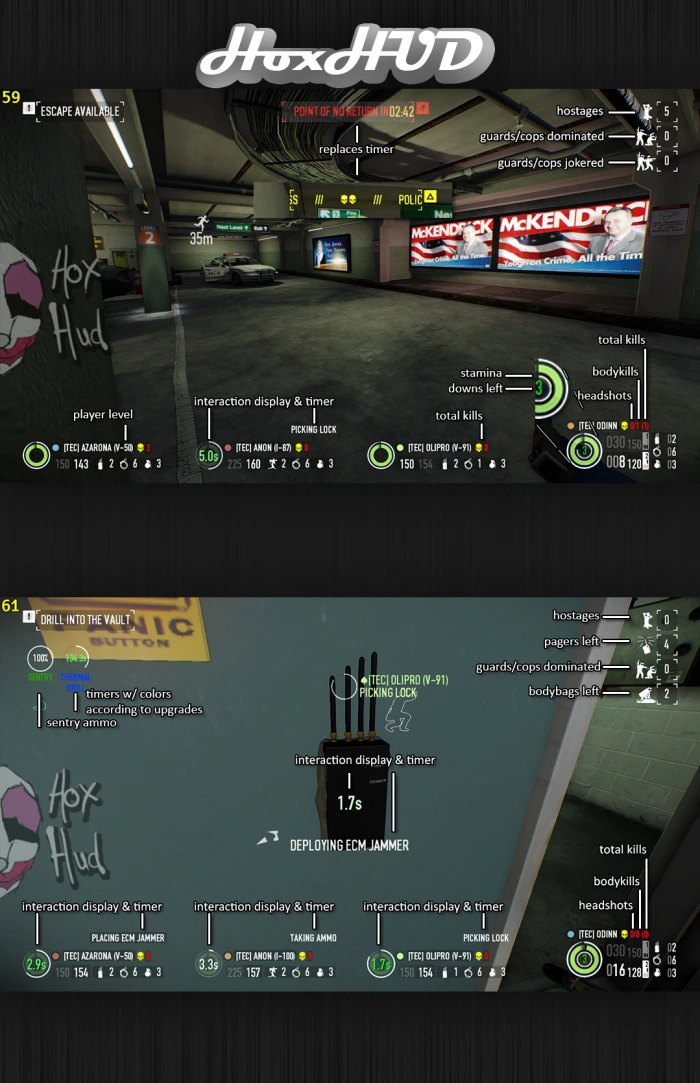 Payday 2 "HoxHud P9.1.5"