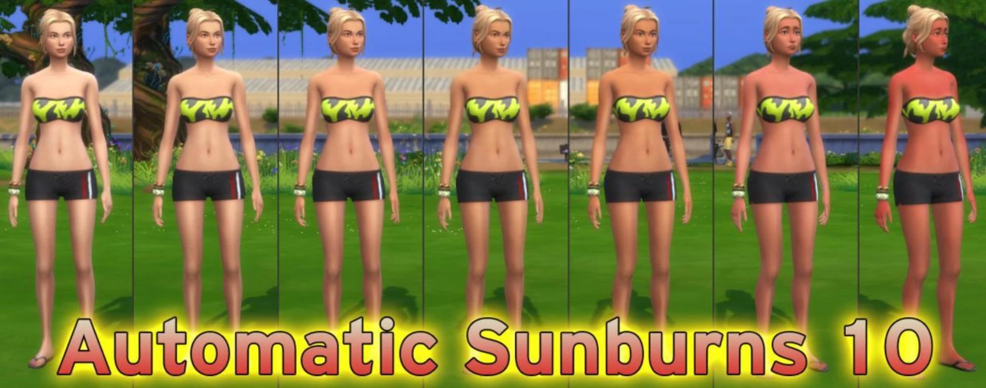 The Sims 4 "Мод на загар"