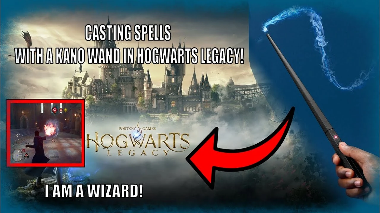 Фанат Hogwarts Legacy изготовил контроллер для игры в виде волшебной палочки