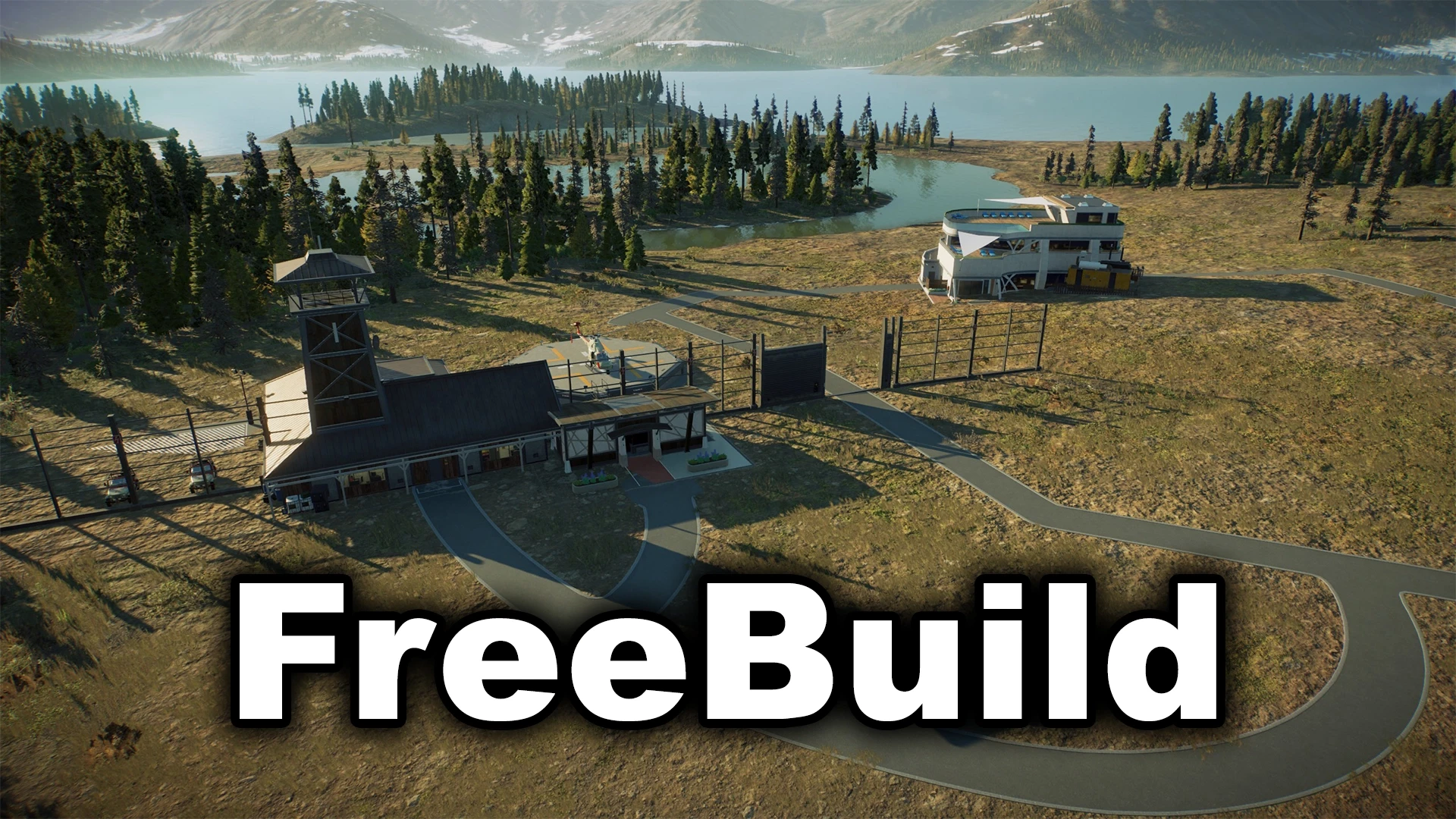 Jurassic World Evolution 2 "Свободная постройка зданий"