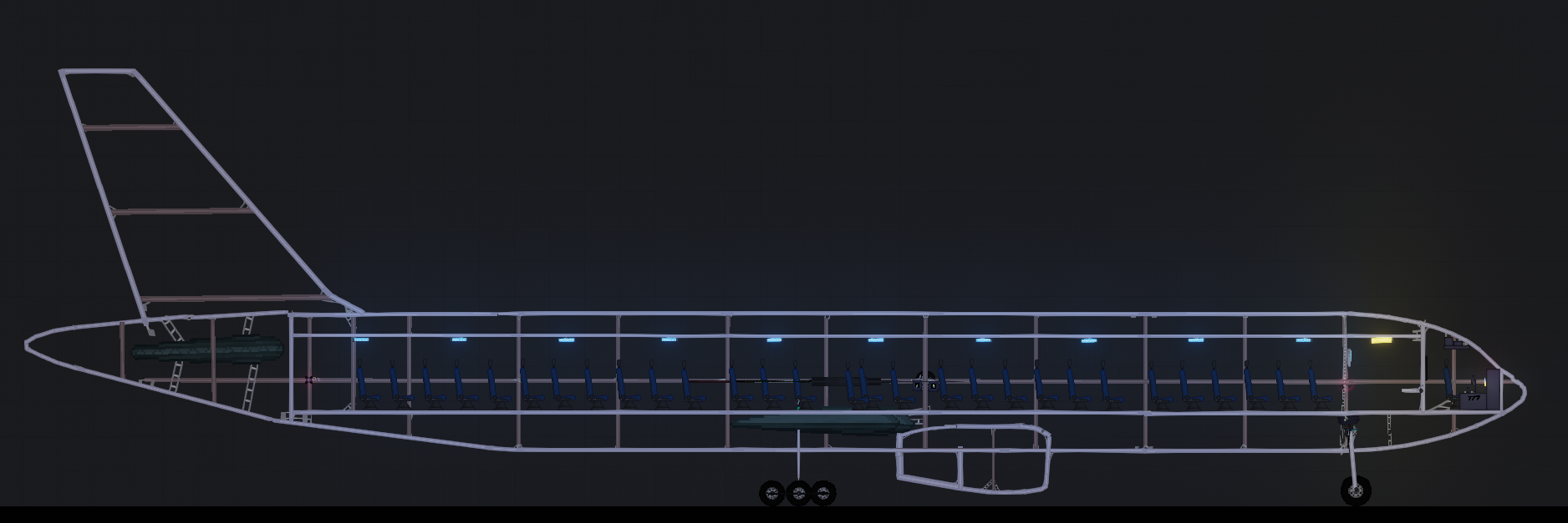 People Playground "Самолет Boeing 777-200" [1.27+]