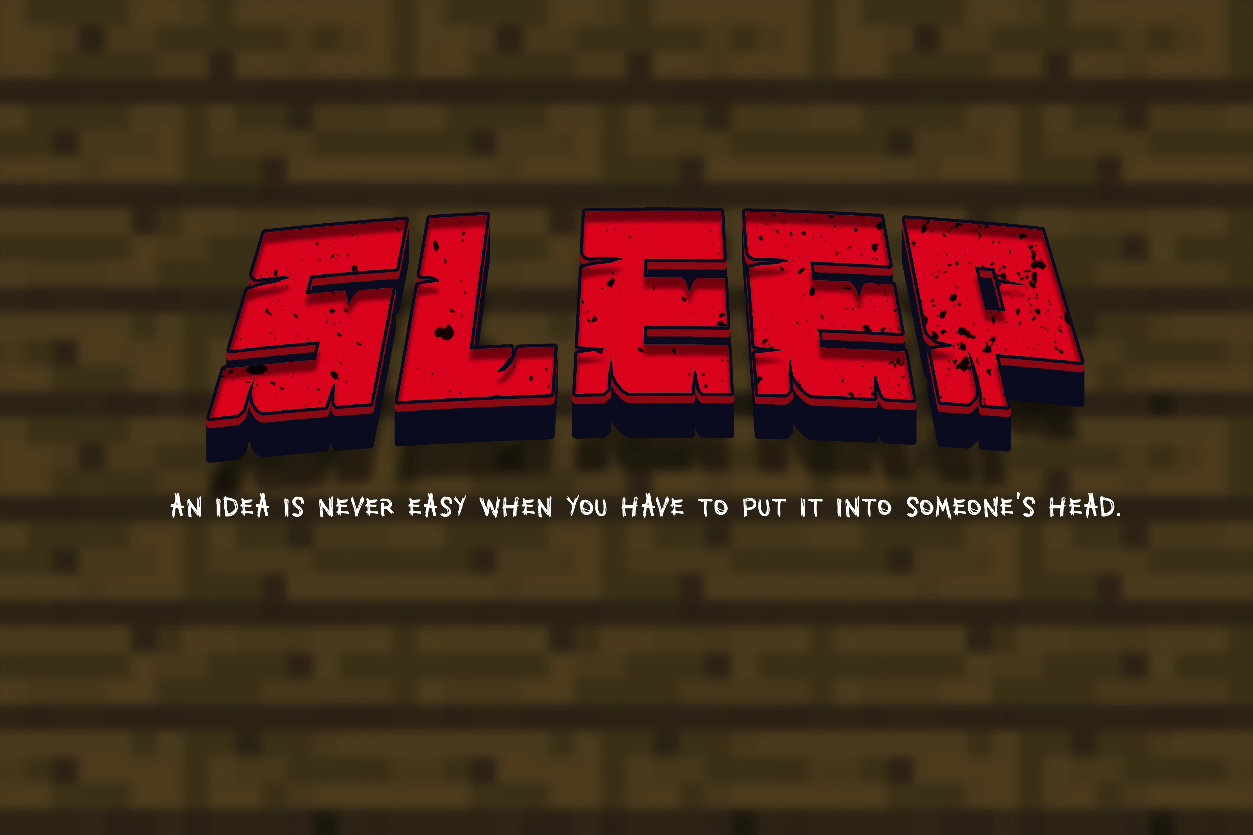 Minecraft "Sleep: Episode one - Хоррор карта [1.16.5]"