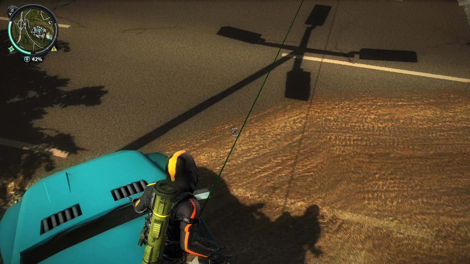 Just Cause 2 "Новый трос для крюк-кошки #2 Camo style"