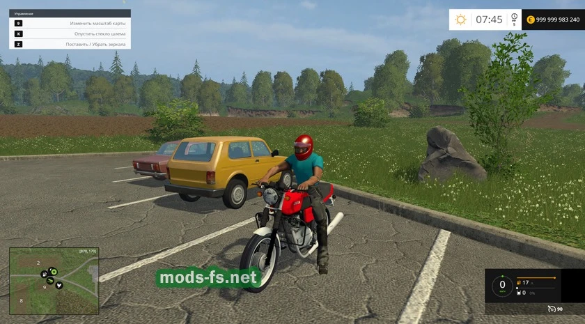 Farming Simulator 15 "Мод мотоцикла Ява"