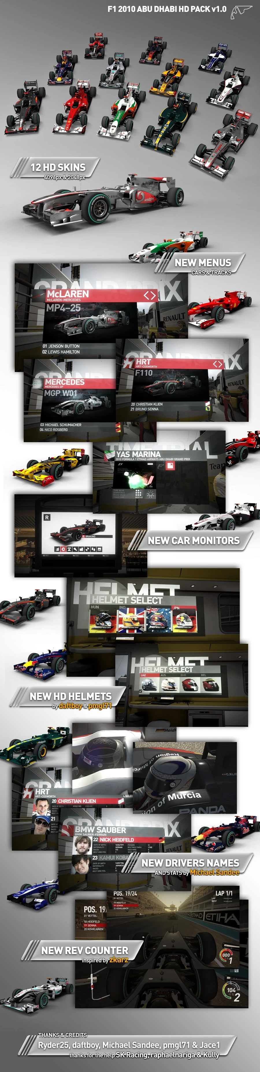 F1 2010 "Abu Dhabi HD Mod Pack"