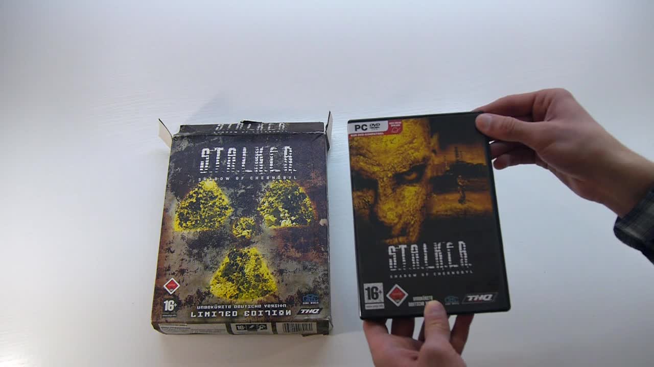 Распаковка радиоактивного коллекционного издания Stalker тень чернобыля из германии