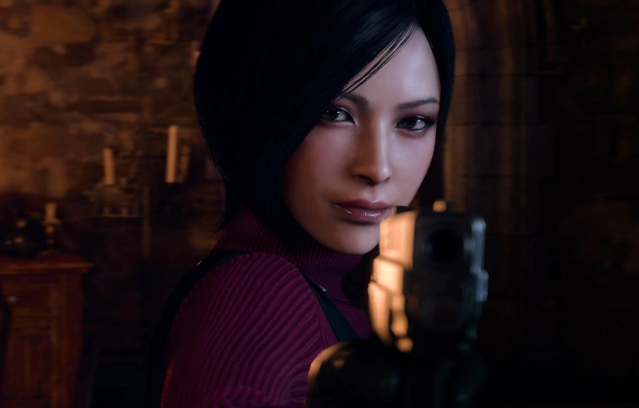 Модель показала стильный косплей Ады Вонг из Resident Evil 4