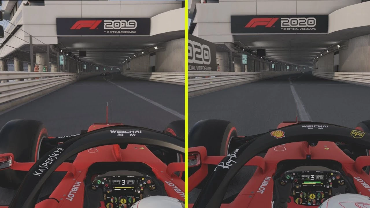 Попробуй отличи! Видеосравнение F1 2020 и F1 2019