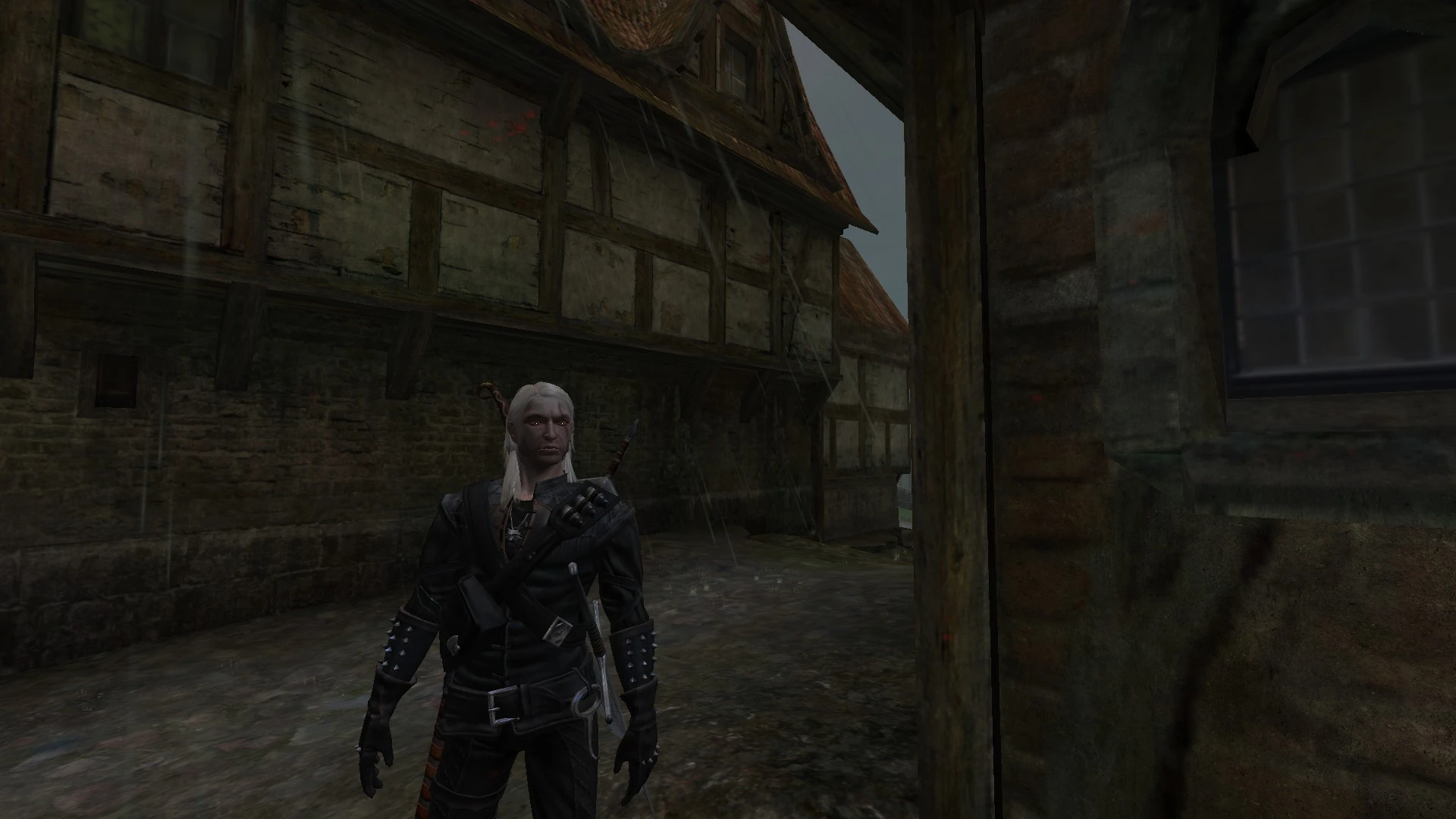 The Witcher "Полностью черная броня Мантикоры"