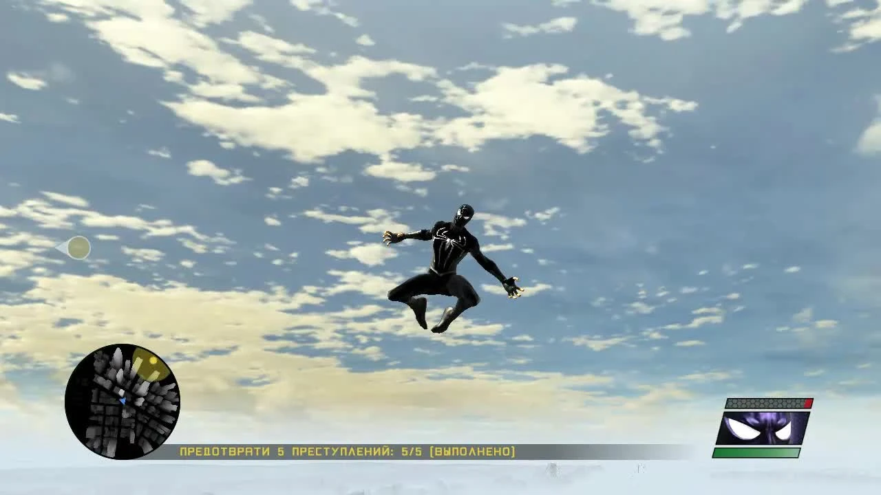 Spider-Man: Web of Shadows - Прикольный баг