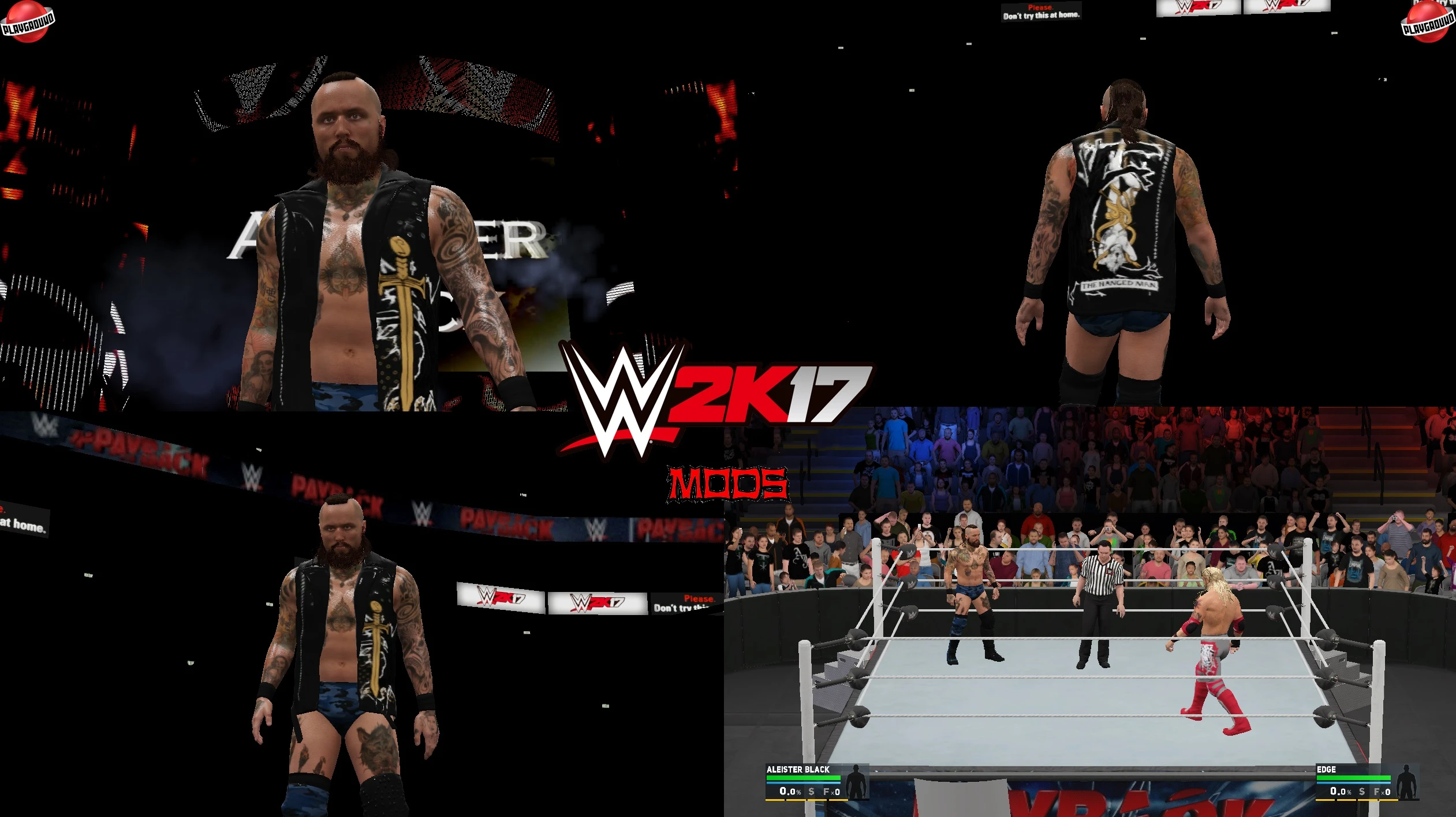 WWE 2K17 "Aleister Black (Raw 13.04.2020 Attire) WWE 2K19 Port MOD"