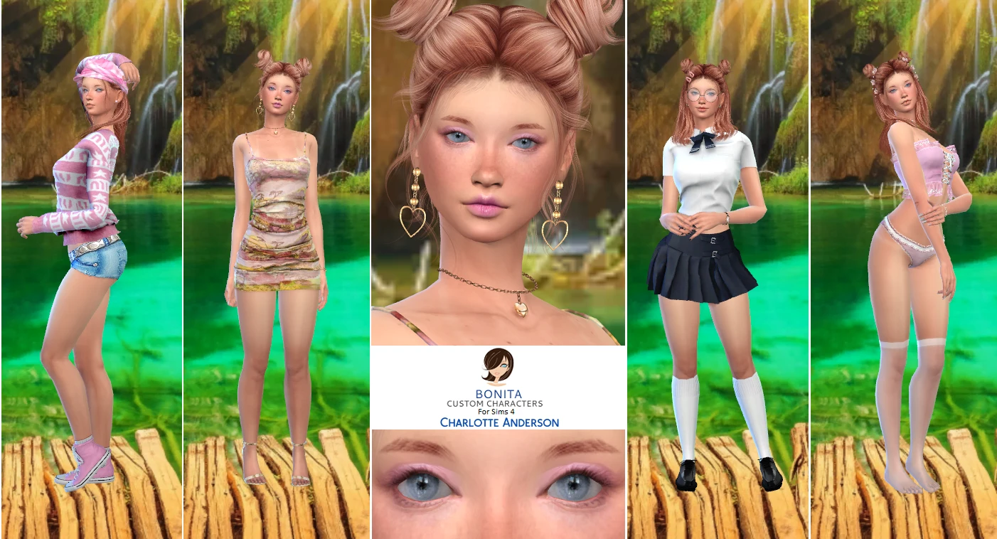 The Sims 4 "Персонаж - Шарлотта Андерсон"