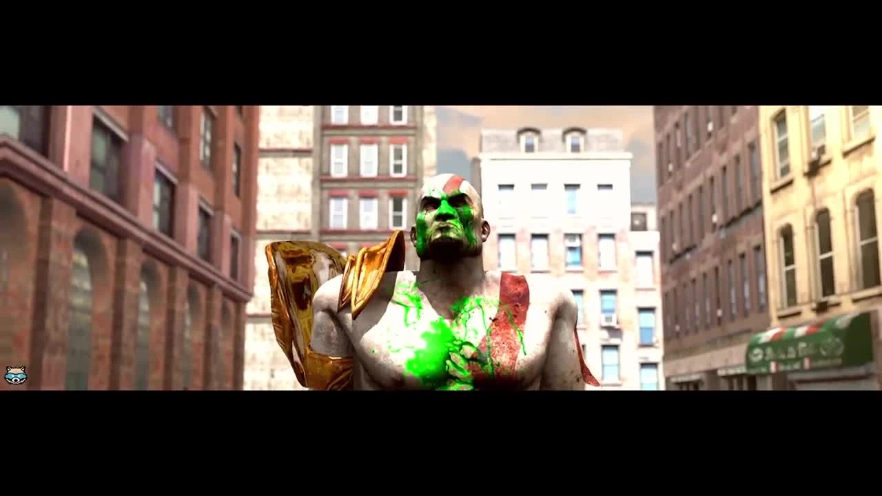 Кратос против Халка