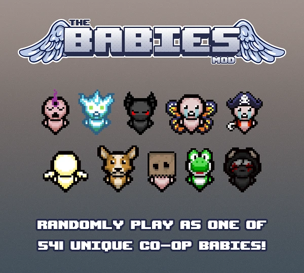 Binding of Isaac "Мод на Спутников / The Babies Mod"