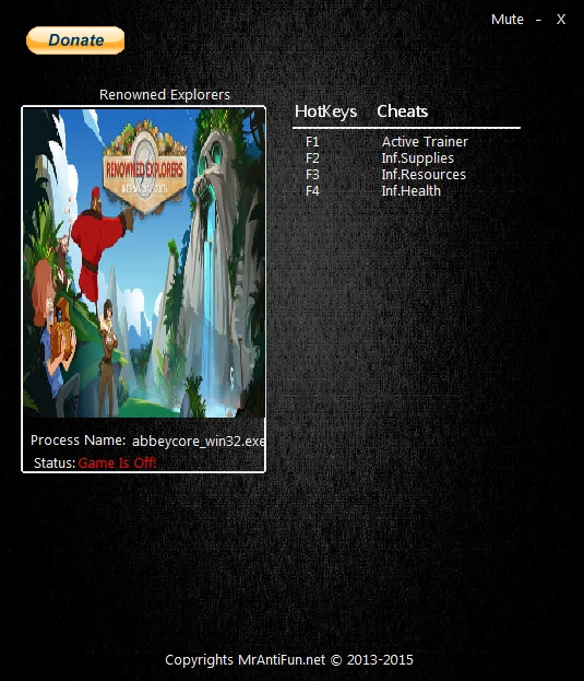 Renowned Explorers: International Society: Трейнер/Trainer (+3) [Build #214: 64 bit] {MrAntiFun}